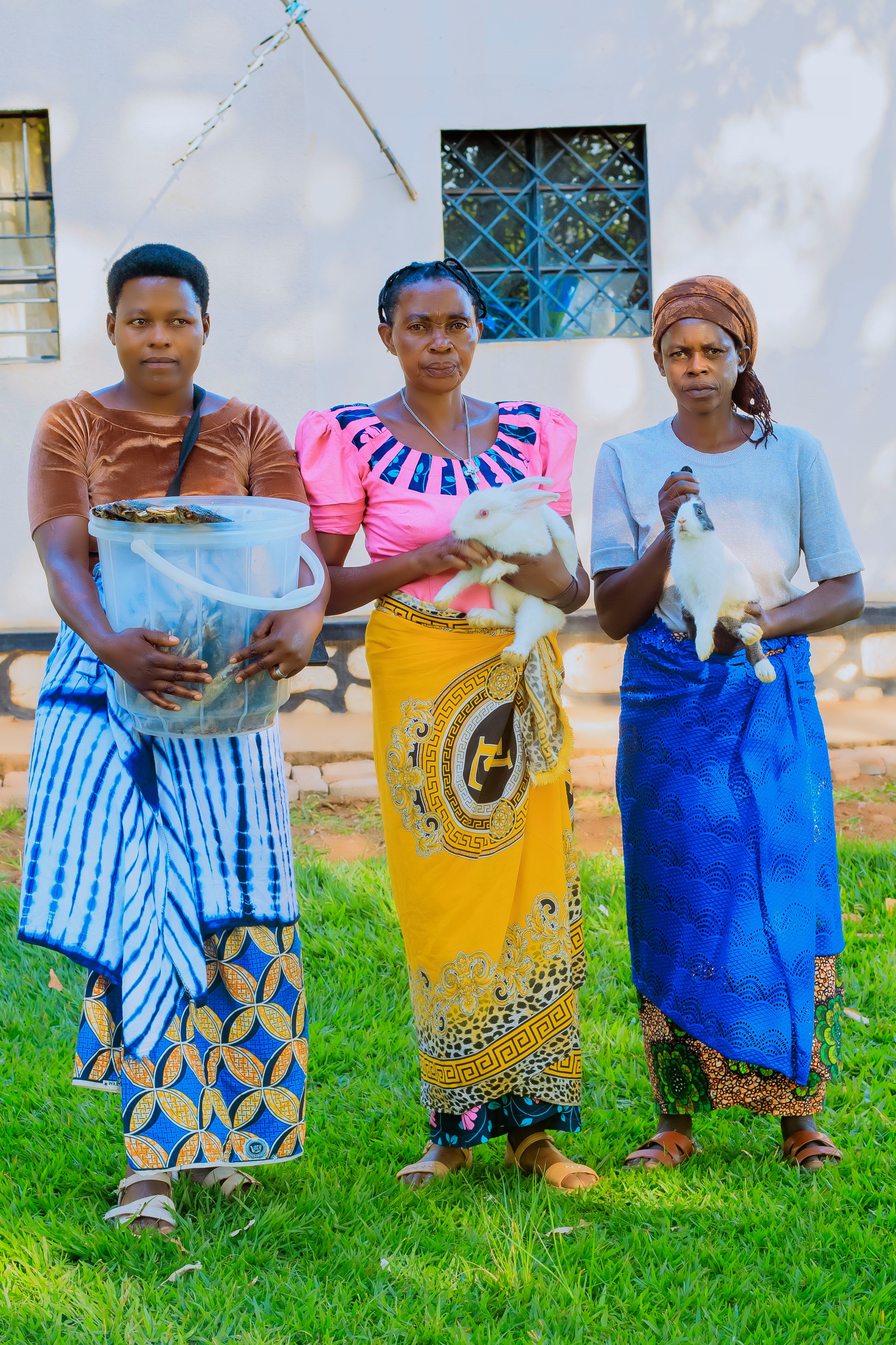 Rwandan women leading a community meeting